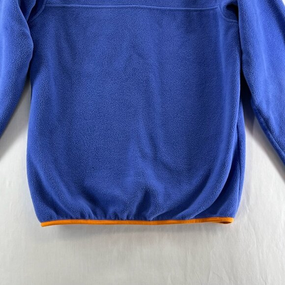 Patagonia Lightweight Synchilla Snap-T Fleece Pullover Women S  Blue Orange Trim - Picture 7 of 11